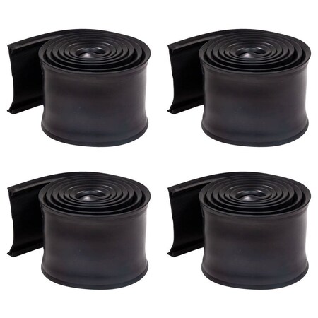 Mytee Products 4PK 4in Fuel Tank Strap Isolator for Semi Trucks - 6 ft. Length, Black, 4PK FTSI-46x4