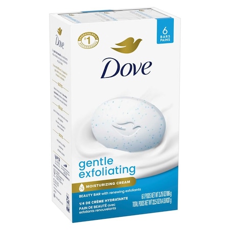 Dove Gentle Exfoliating Beauty Bar Soap, 22.5 Ounce, 12PK 62736456