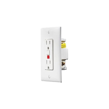 Rv Designer Dual GFCI Outlet with Cover Plate, Ivory RVDS803