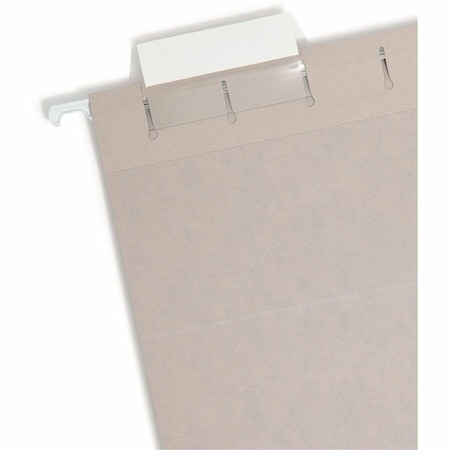 Smead Hanging File Folders, Gray, PK25 SMD64063