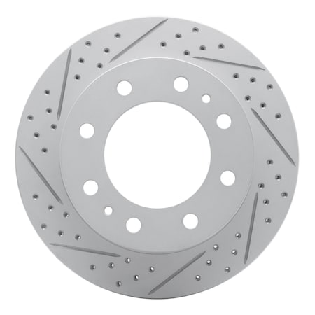 Dynamic Friction Co DFC Geoperformance Rotor - Drilled and Slotted 830-48051L
