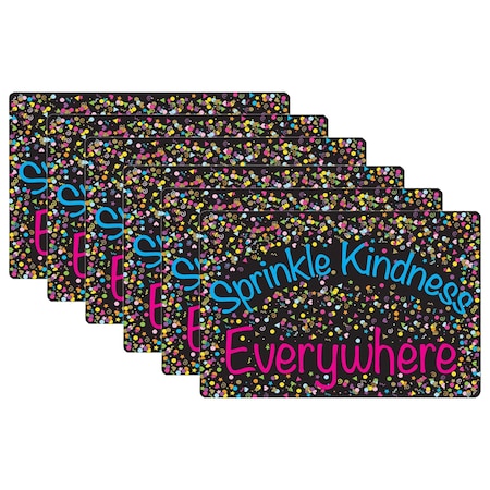 Smart Poly Computer Mouse Pad, 8in. x 10in., Sprinkle Kindness Everywhere, 6PK 12505