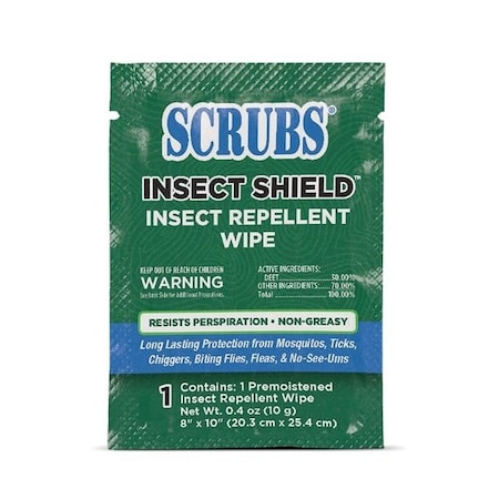 Scrubs INSECT SHIELD Insect Repellent Wipe 91401