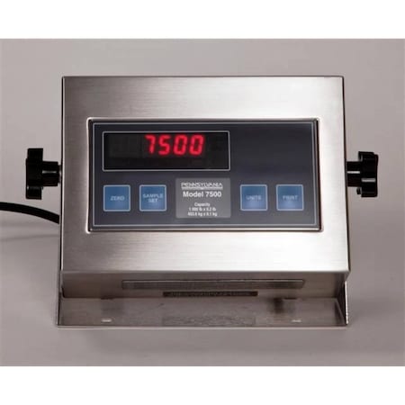 Prime Systems New Prime Scale 75004 Stainless Steel Digital Indicator - NTEP Certified PS-7500/4-1k