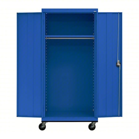 Sandusky Shelf Cabinet, 78 in H, 36 in W, 24 in D, Recessed, Three-Point Locking, 1 Shelves TAWR362472-06