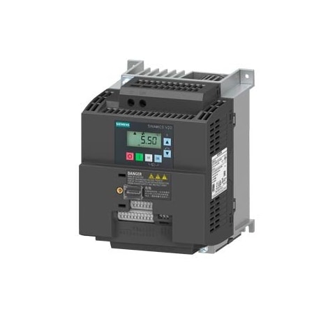Siemens SINAMICS V20 1AC 200-240V -15/+10% 47-63Hz 2.2kW with 150% overload 6SL3210-5BB22-2BV1
