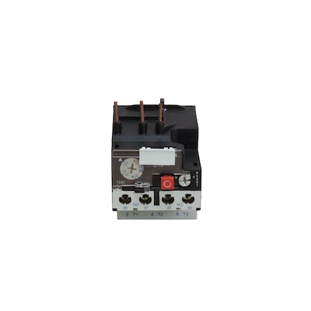 Brah Electric IEC Overload Relay, 1NO/1NC, 0.1 A Min current, 0.16 A Max current, 660 V BLR2K0301