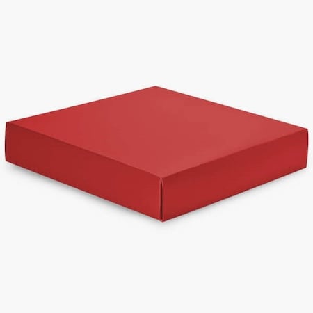 Nashville Wraps Matte Red Box Lid, 10x10x2, 25PK GBL10RE