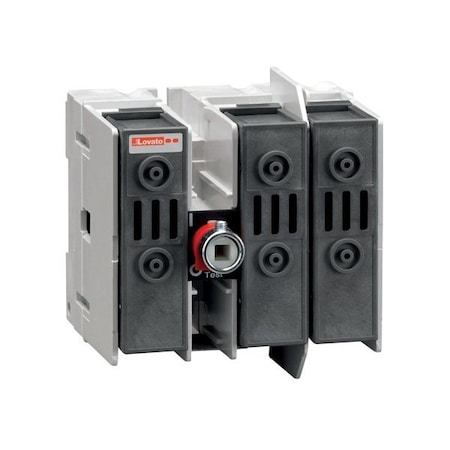 Lovato Three-Pole Disconnect Switch W/ Fuse Holder (Ul98). 30A J Ul Fuse Type. GMFJ030C12