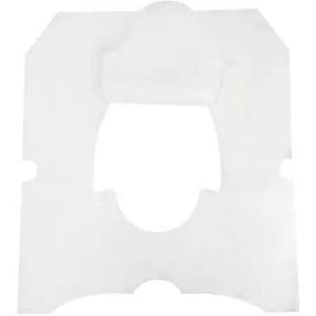 Hospeco Evogen Toilet Seat Covers, White, Half Fold - Case of 3000 EVNT-3125