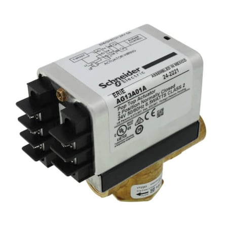 Erie 24v 2 Way N.C. Flare Zone Valve 3.5cv Terminal Blk Connection VT2343G13A01A