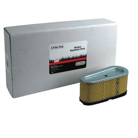 Oregon Air Filter Shop Pack, 5-Pack of 30-049, Repl. Briggs 496894S 4139 30-803