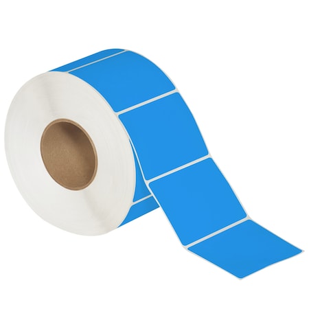 Tape Logic 4 x 3in Fluorescent Blue Thermal Transfer Labels, 4PK THL146BE