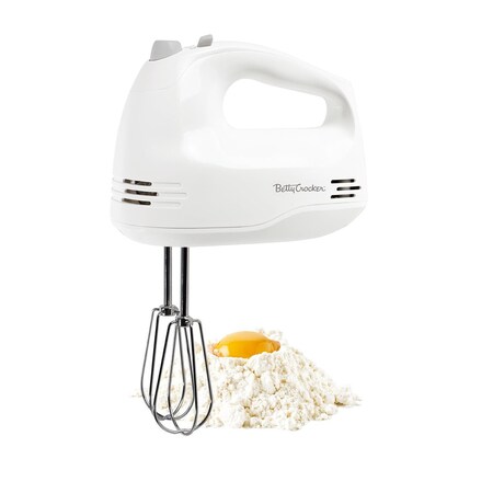 Betty Crocker Betty Crocker5-speed Hand Mixer, 150 Watts Power, White BC-4203WT