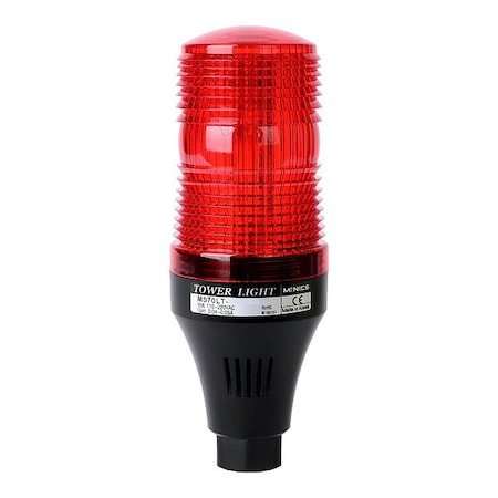 Zoro Select Warning Light, Red, LED, 110 - 220V AC 913VP2