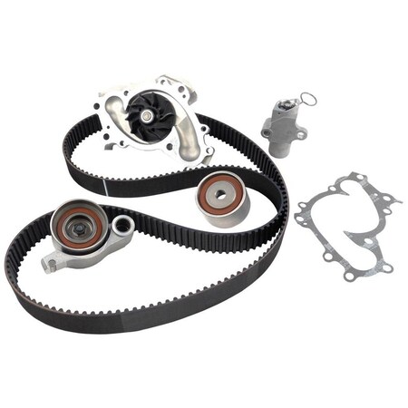 Acdelco TCK INC WAT PUMP TB(TB257) TENSR(T41283 T42030 T430, Engine Timing Belt Kit w/Water Pump,  TCKWP257A