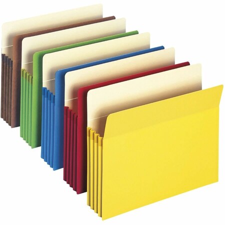 Smead Pocket Folder, 5.25", Assorted, PK25 73890
