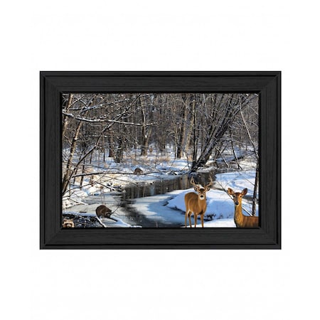 Homeroots Great Outdoors Nature 1 Black Framed Print Wall Art 416023