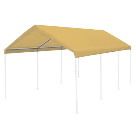 King Canopy Replacement Drawstring Cover 10ftx20ft, fits 10ft 8in by 20ft A-Frame, Tan TDS10206T