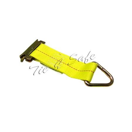 Bookazine 2 in. x 6 ft. Rope Tie Off, Yellow - 12 Piece TI1483759
