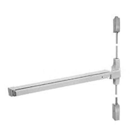 Yale Commercial Right Hand Reverse 3'x7' Fire Rated Exit Only Surface Vertical Rod Exit Device 689 Aluminum Finish 2110F-36 689 RHR