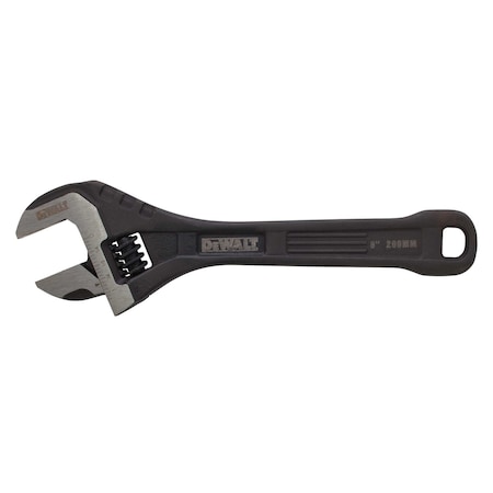 Dewalt Adjustable Wrench, All-Steel , 8 Inch DWHT80267