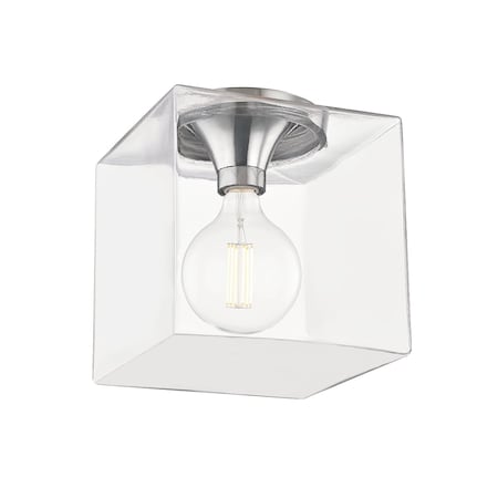 Mitzi Grace 1 Light Flush Mount 10.75 In. Polished Nickel H284501SQL-PN