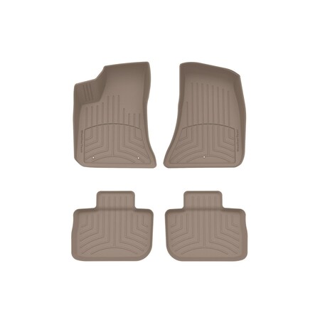 Weathertech Tan, Front and Rear FloorLiner HP 45379-1-2IM