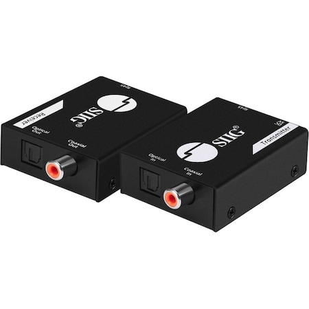 Siig Extend Your Digital Audio (Coaxial & Toslink) Signal Up To 990Ft CE-AU0411-S1