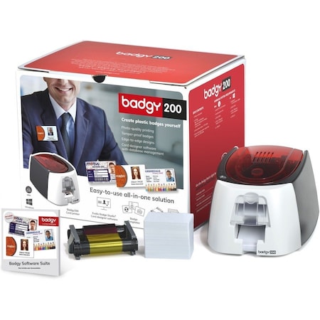 Badgy Evolis Badgy200 Plastic ID Card Solution B22U0000RS