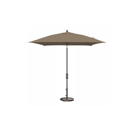 Treasure Garden 7.5 ft Square Patio Umbella, aluminum, fiberglass ribs, outdoor, Taupe UM847SQ-00 5461 Taupe