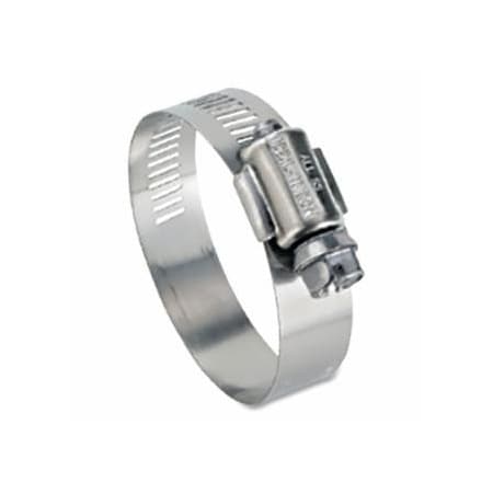 Ideal 64 Series Worm Drive Clamp, 2-1/2 in to 4-1/2 in clamp, 9/16 in W, Stainless Steel, 10PK 420-6464