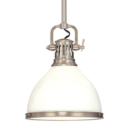 Hudson Valley Lighting Randolph 1 Light Pendant 13 In. Satin Nickel 2623-SN