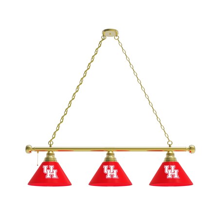 Holland Bar Stool Co Houston 3 Shade Billiard Light, Brass Fixture BL3BRHouston