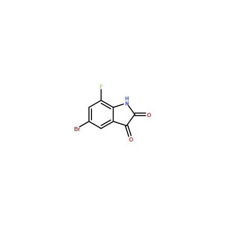Ak Scientific 5-Bromo-7-fluoroindoline-2, 3-dione (1g), CAS 380431-78-7 4888AB-1g