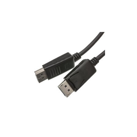 Cable Wholesale DisplayPort v1.2 Video Cable, 17.28 Gbit/s Data Rate for up to 4k at 75Hz, DisplayPort Male, 15 foot 10H1-60115