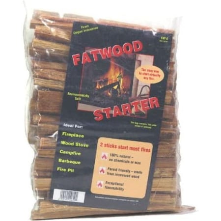Dagan Fatwood Firestarter in a Poly Bag, Natural FAT-2