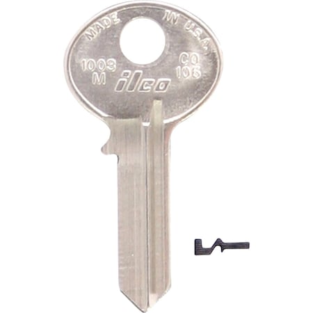 Ilco Corbin Nickel Plated Mailbox Key 1003M, 10PK IAL3204705B