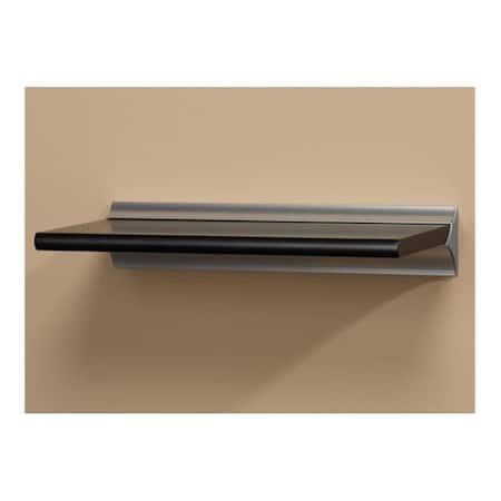 D2D Technologies Wood Shelving Classique Black Shelf, 12 x 32 in. D22609925