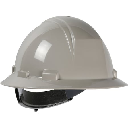 Dynamic Type II Full Brim Hard Hat w/HDPE Shell, 4-Point Textile Suspension and Wheel Ratchet Adj. 280-HP642R-09