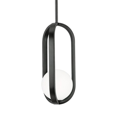 Afx Milan, 7'' LED Pendant, Black MLNP07LAJUDBK