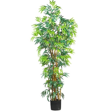 Dare2Decor 6   Fancy Style Bamboo Silk Tree- Green DA3649880