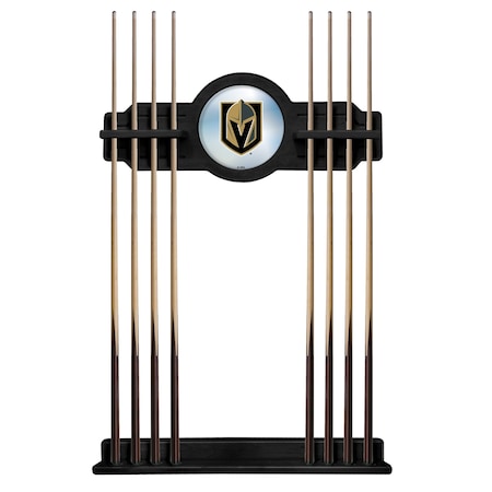 Holland Bar Stool Co Vegas Golden Knights Cue Rack in Black Finish CueBKLVGdKn