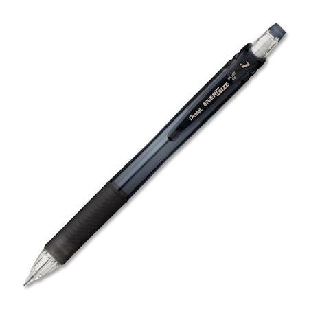 Pentel EnerGize-X Mechanical Pencil, 0.7 mm, HB #2.5, Black Lead, Black Barrel, Dozen PL107A