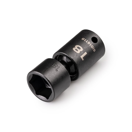 Tekton 3/8 in Drive Impact Universal Joint Socket 18 mm, Metric SID18118