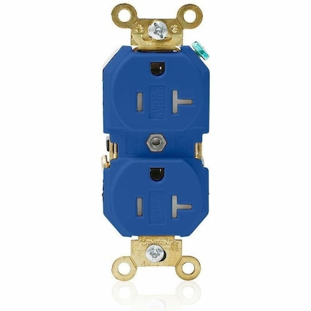 Leviton PlugsandReceptacles, 20A, 125VAC, Brn, Nylon 5362-SGB