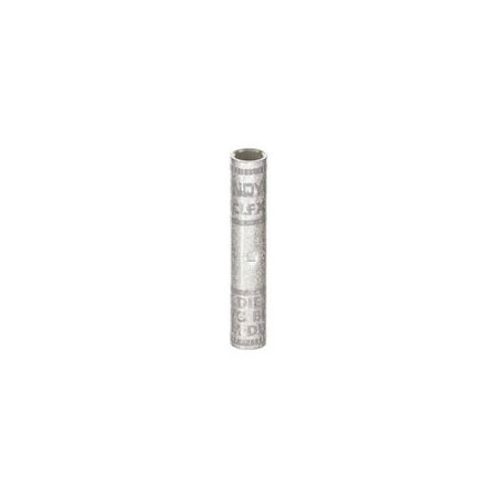 Burndy #4 AWG Flex Copper Compression Splice, Standard Barrel YSV4CLFX
