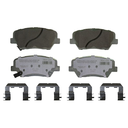 Wagner Brake OEX Front Disc Brake Pad Set Premium Ceramic,  OEX1432
