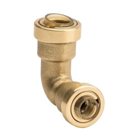 Quickfitting Elbow, Brass, Push-Fit3/8", Push-Fit1/2" HV-ER-500375