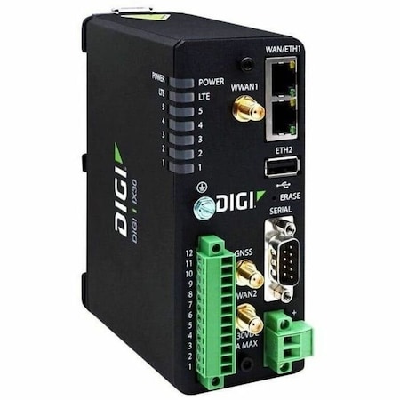 Digi International DIGI IX30-PR - PRIORITY, NORTH AMERICA, LTE, CAT-7, DUAL ETHERNET, RS-232/422/48 IX30-00P7